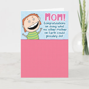 Funny Patient Mom Mother's Day Card