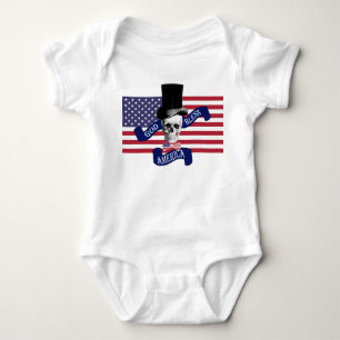 Funny patriotic american baby bodysuit