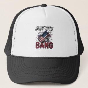 Funny Patriotic Firecracker Vintage 4th of July Sh Trucker Hat