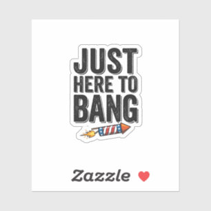 Funny Patriotic Firework Bang Vintage Shirt Design
