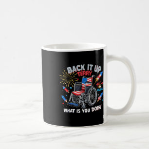 Funny Patriotic Wheelchair Fireworks 4th Of July H Coffee Mug