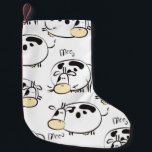 Funny pattern with childish animals. Vintage clip- Small Christmas Stocking<br><div class="desc">Funny pattern with childish animals. Vintage clip-art cows. Seamless texture
child, cow, animal, art, baby, background, beautiful, box, calligraphy, graphic design, cartoon, character, circuit, classic, clothes, context, design, drawn, easy, elementvintage, retro, illustration, </div>