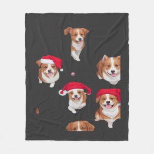 funny patterns christmas yule yuletide Classic T-S Fleece Blanket