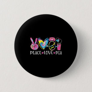 Funny Pca Design Women's Black, Multicolor Heart S 2 Inch Round Button