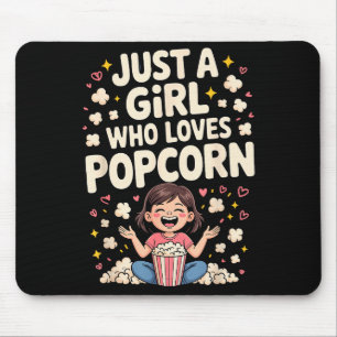 Funny Pcorn Art For Women Girls Kid P Corn Pcorn L Mouse Pad