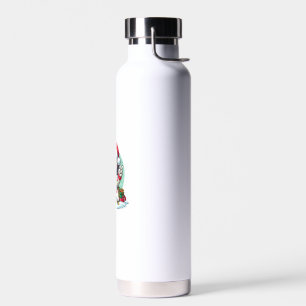 Funny Peace Hand Shih Tzu Christmas Lights Womens  Water Bottle