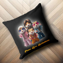 Funny Peace. Love. Bellbottoms. Hamster Supergroup