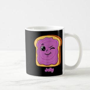 Funny Peanut Butter-jelly Friends Cute Food Matchi Coffee Mug