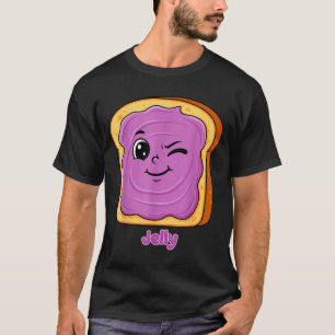 Funny Peanut Butter-jelly Friends Cute Food Matchi T-Shirt