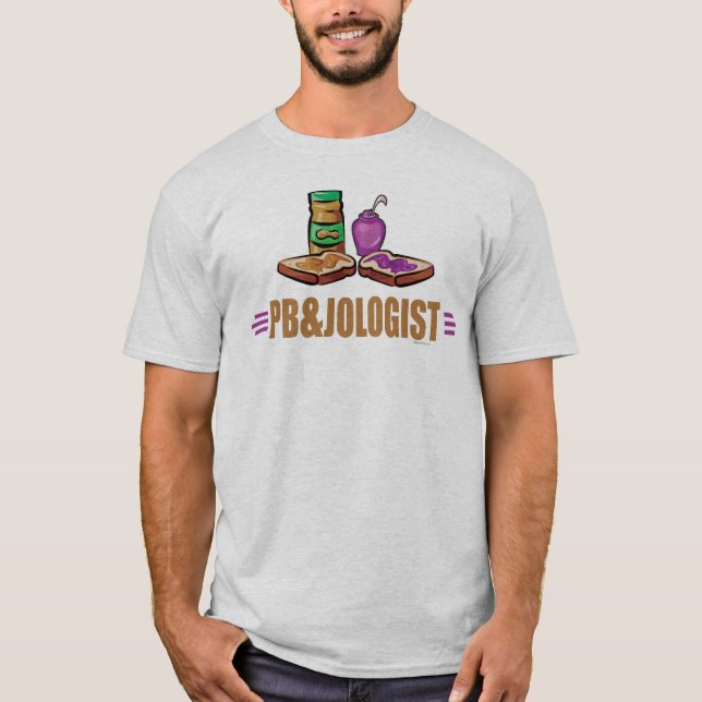 Funny Peanut Butter Jelly Sandwiches T-Shirt (Front)