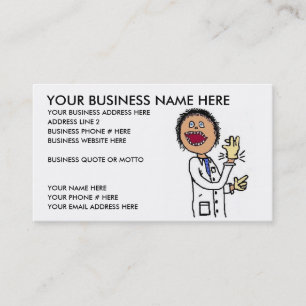 Funny Pediatrician Business Card