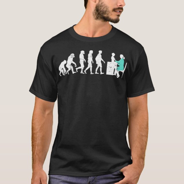 Funny Pediatrics Doctor Evolution -standard-scale- T-Shirt (Front)
