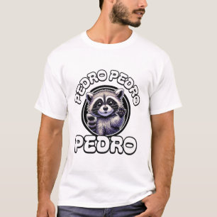 Funny Pedro Pedro Dancing Raccoon Popular Internet T-Shirt