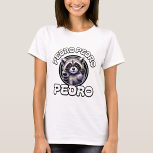 Funny Pedro Pedro Dancing Raccoon Popular Internet T-Shirt