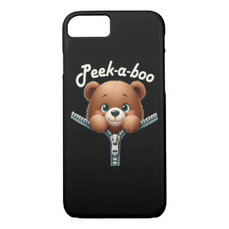 Funny - Peekabo - Bear Case-Mate iPhone Case