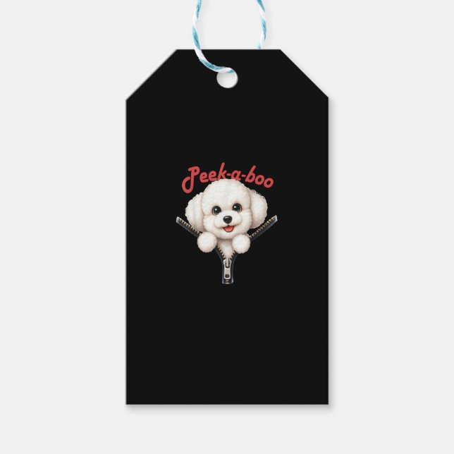 Funny - Peekaboo Halloween Gift Tags (Front)