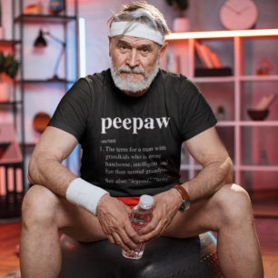 Funny Peepaw Définition Grand-père Cool T-shirt