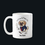 Funny Pekingese Dog Business Suit Coffee  Mug<br><div class="desc">Celebrate your love of dogs and your sense of humor with this unique cartoon-style mug featuring your favorite canine companion. This design tells the story of a "working dog" in a distinctive way, showcasing a stylish puppy ready to start his day with a bow tie and a hot cup of...</div>