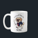 Funny Pekingese Dog Business Suit Coffee  Mug<br><div class="desc">Celebrate your love of dogs and your sense of humor with this unique cartoon-style mug featuring your favorite canine companion. This design tells the story of a "working dog" in a distinctive way, showcasing a stylish puppy ready to start his day with a bow tie and a hot cup of...</div>