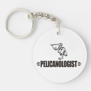 Funny Pelican Keychain