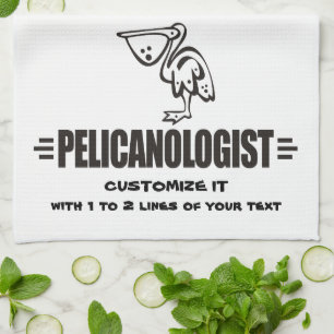 Funny Pelican Kitchen Towel