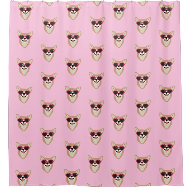 Funny Pembroke Welsh Corgi Pattern Pink (Front)