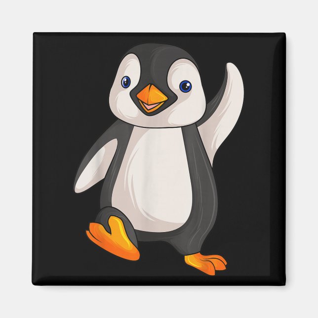 Funny Penguin Apparel S Uni-adults Kids Children B Magnet (Front)