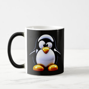 Funny Penguin Coffee Magic Mug