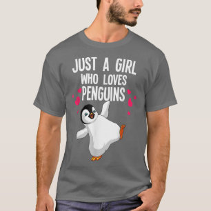 Funny Penguin Design For Women Girls Kids Aquatic T-Shirt