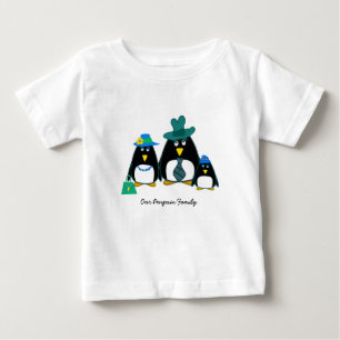 Funny Penguin Family Christmas Gift Baby T-Shirt