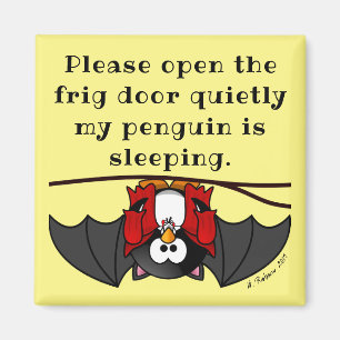 Funny Penguin Magnet