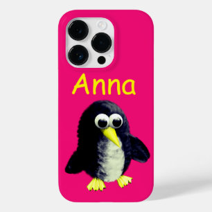Funny penguin, personalized  Case-Mate iPhone 14 pro case