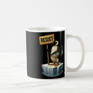 Funny Penguin Resist Cool Penguins Resist Coffee Mug