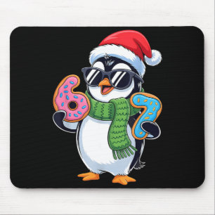 Funny Penguin Six Seven 67 Ice Cream Christmas Boy Mouse Pad