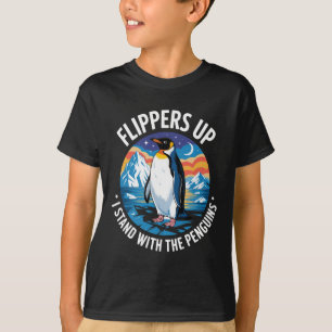Funny Penguins Against Tariffs Liberation Day Wome T-Shirt