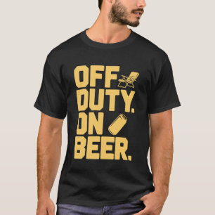 Funny Pensioner Garden Retiree Beer Retirement T-Shirt