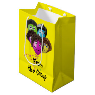 Funny People Birthday Balloons  Medium Gift Bag