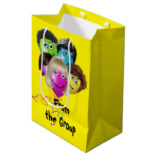 Funny People Birthday Balloons Medium Gift Bag