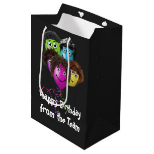 Funny People Birthday Balloons   Medium Gift Bag