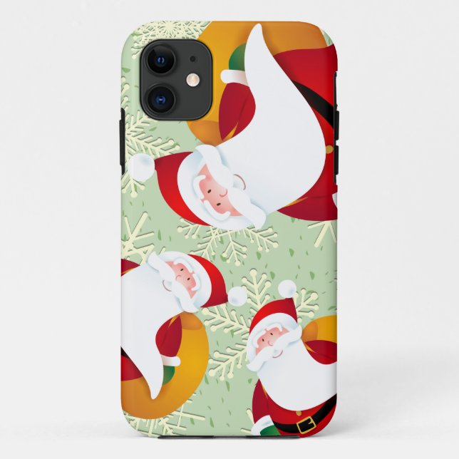 Funny Père Noël, coque iphone (Dos)