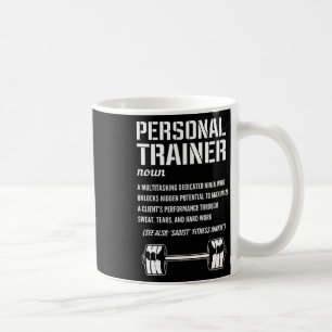 Funny Personal Trainer Definition Fitness Coach  Coffee Mug