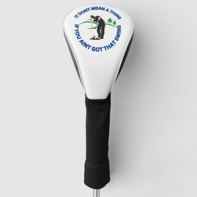 Funny Personalizable Golf Head Cover for Men (Front)