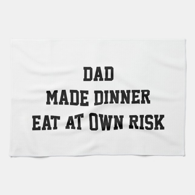 Funny Personalize Name Kitchen Towel (Horizontal)