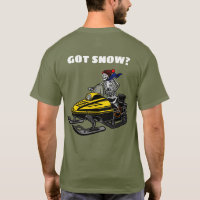 Funny Personalize Snowmobile Skeleton Rider