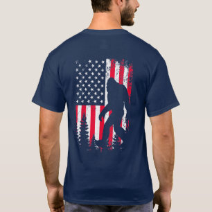 Funny Personalized  4th of July  Big Foot T-Shirt