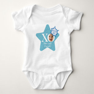Funny Personalized Baby body suit étoile XO