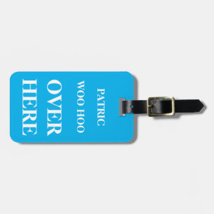 Funny Personalized Bag Attention Luggage Tag