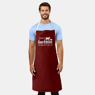 Funny Personalized Barbecue Chef Apron