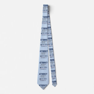 Funny Personalized Best Attorney  Tie