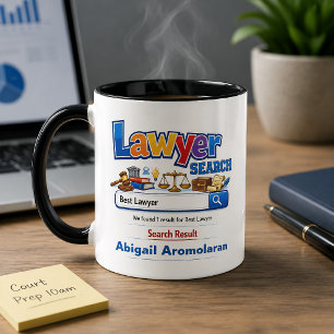 Funny Personalized Best Lawyer Mug